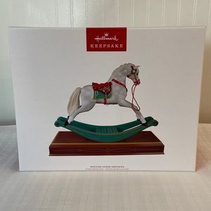 Hallmark KEEPSAKE ‘Rocking Horse Memories’ 🐴 Christmas table decoration
